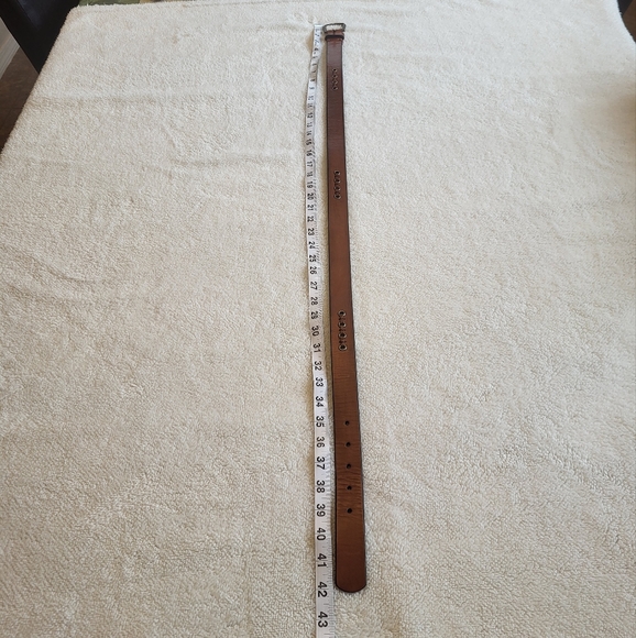 Dockers XL Women's Leather Belt with Braided Metal Embellishments - Picture 5 of 5